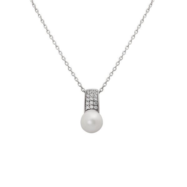Náhrdelník se syntetickou perlou 175-187-034086-0000