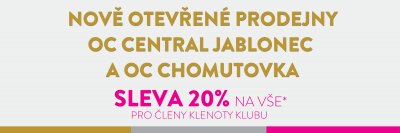 SLEVA 20% PRO ČLENY KLENOTY KLUBU