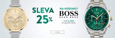Sleva 25% na hodinky značky Hugo Boss