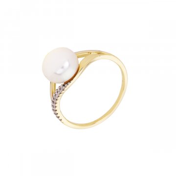 Prsten s perlou 225-288-1001