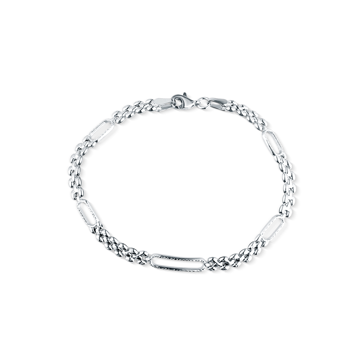 Levně Náramek bez kamenů / fasonový 360-588-1507 18-4.65g