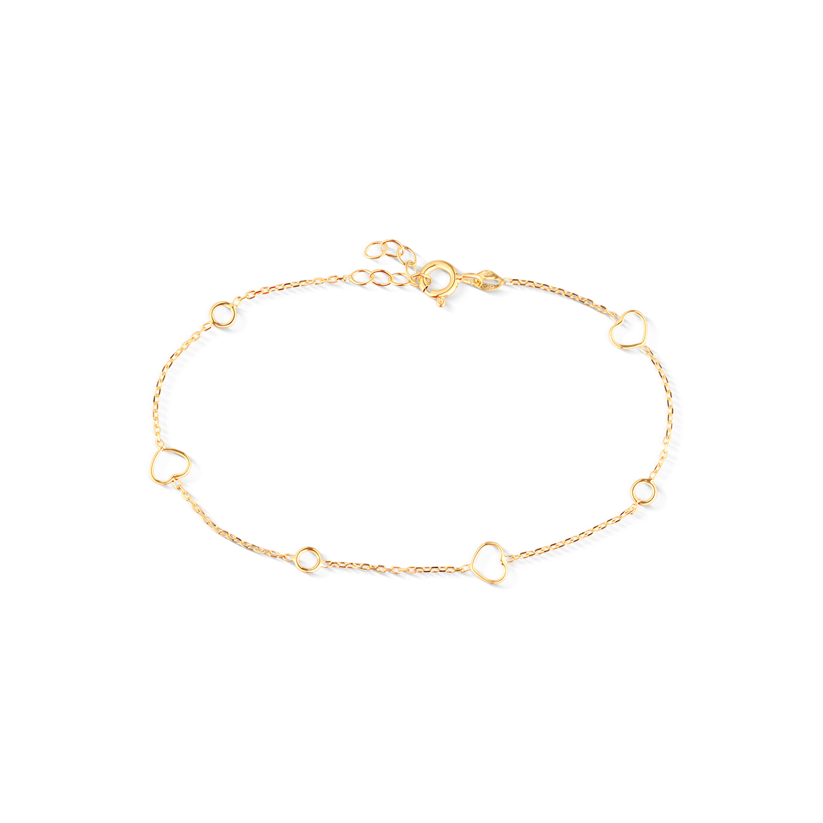 Levně Náramek bez kamenů / řetízkový 261-087-002486 0.95g
