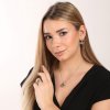 Náušnice s ametystem 334-956-GA2649