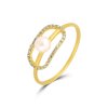 Prsten s perlou 225-501-A133