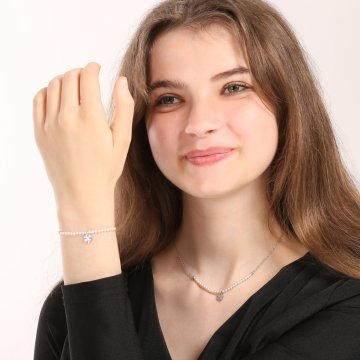 Náramek se syntetickou perlou 165-500-T11515-0000