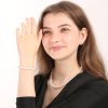 Náušnice se syntetickou perlou 135-500-T08914-0000