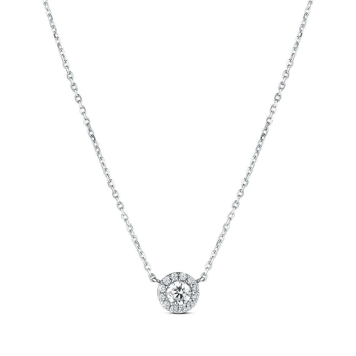 Levně Náhrdelník se syntetickými kameny 376-588-427000 2.10g