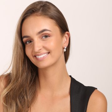 Náušnice se syntetickou perlou 135-625-414500-0000