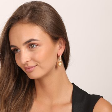 Náušnice se syntetickými kameny 636-625-408000