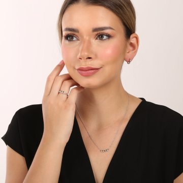 Náušnice s přírodními kameny 334-120-701300