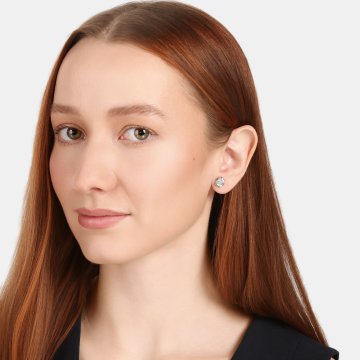 Náušnice se syntetickými kameny 136-927-002454-0000