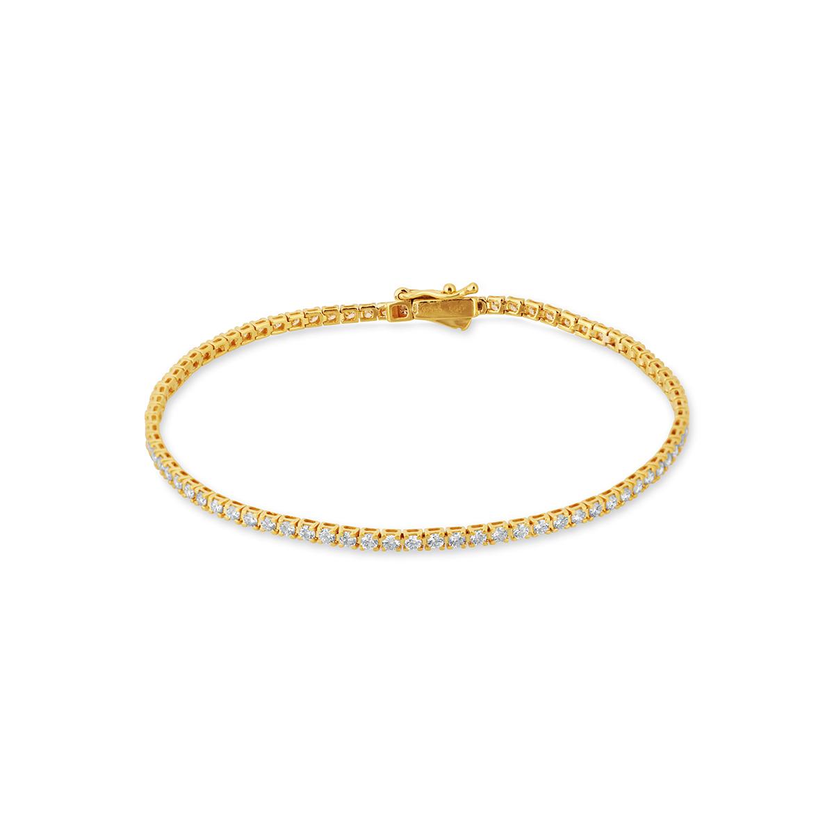 Levně Náramky s laboratorními diamanty 66L-166-8002 18-3.80g