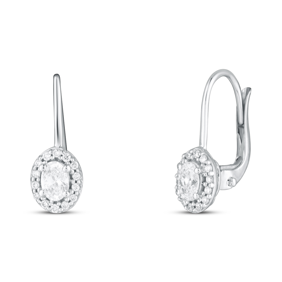 Levně Náušnice s laboratorními diamanty 13L-165-381050 1.55g