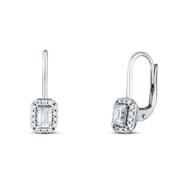 Náušnice  s laboratorními diamanty 13L-165-383050