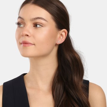 Náušnice  s laboratorními diamanty 13L-166-3030PU