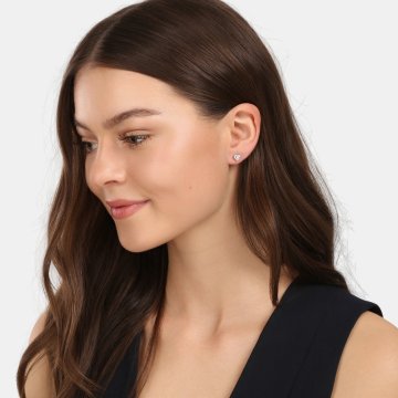 Náušnice  s laboratorními diamanty 13L-166-3050PU