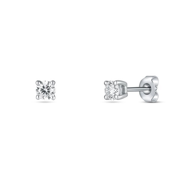 Náušnice  s laboratorními diamanty 13L-166-4030PU