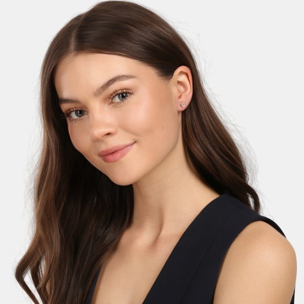 Náušnice s laboratorními diamanty 43L-166-1040PU