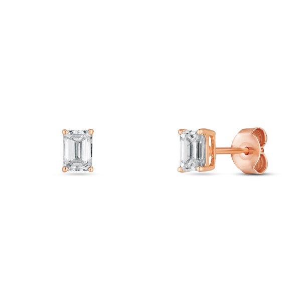 Náušnice s laboratorními diamanty 43L-166-1050PU