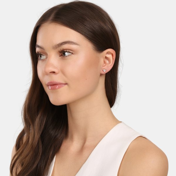 Náušnice s laboratorními diamanty 43L-166-2050PU