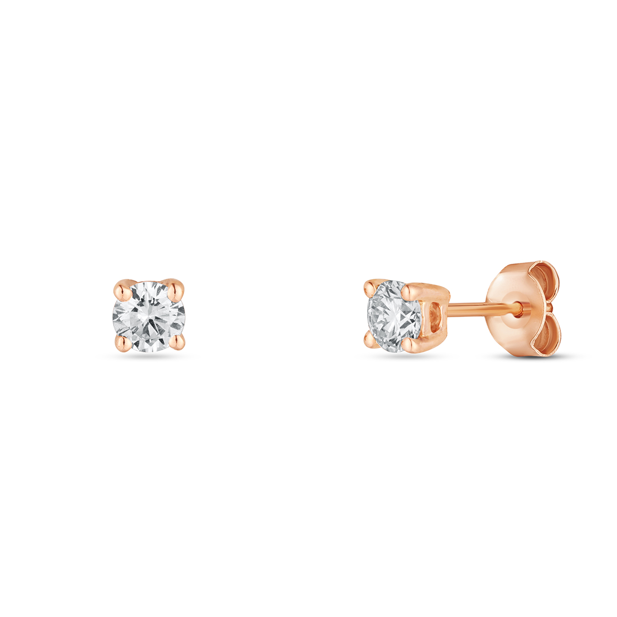 Levně Náušnice s laboratorními diamanty 43L-166-4030PU 0.93g