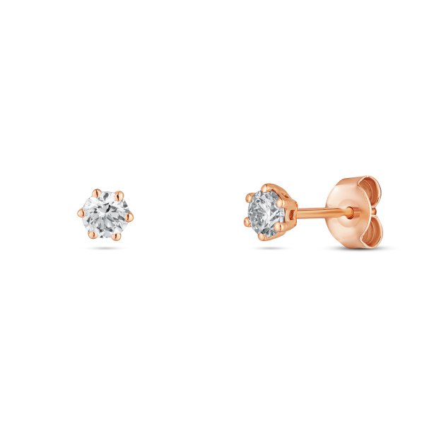 Náušnice s laboratorními diamanty 43L-166-6020PU