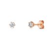 Náušnice s laboratorními diamanty 43L-166-6020PU