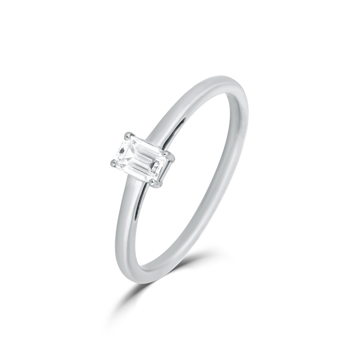 Levně Prsten s laboratorními diamanty 12L-166-1020 50-1.08g