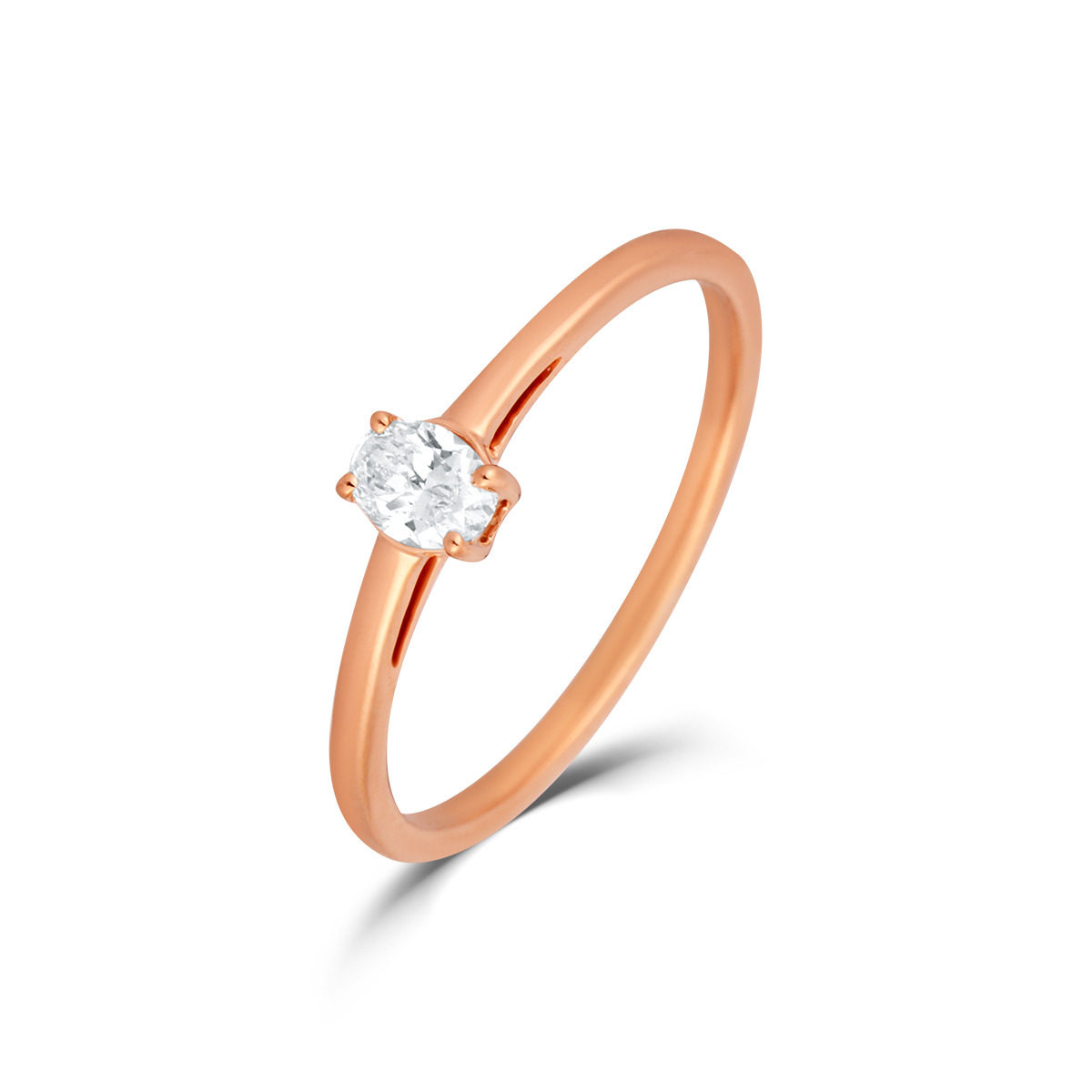 Levně Prsten s laboratorními diamanty 42L-166-2020 52-1.00g
