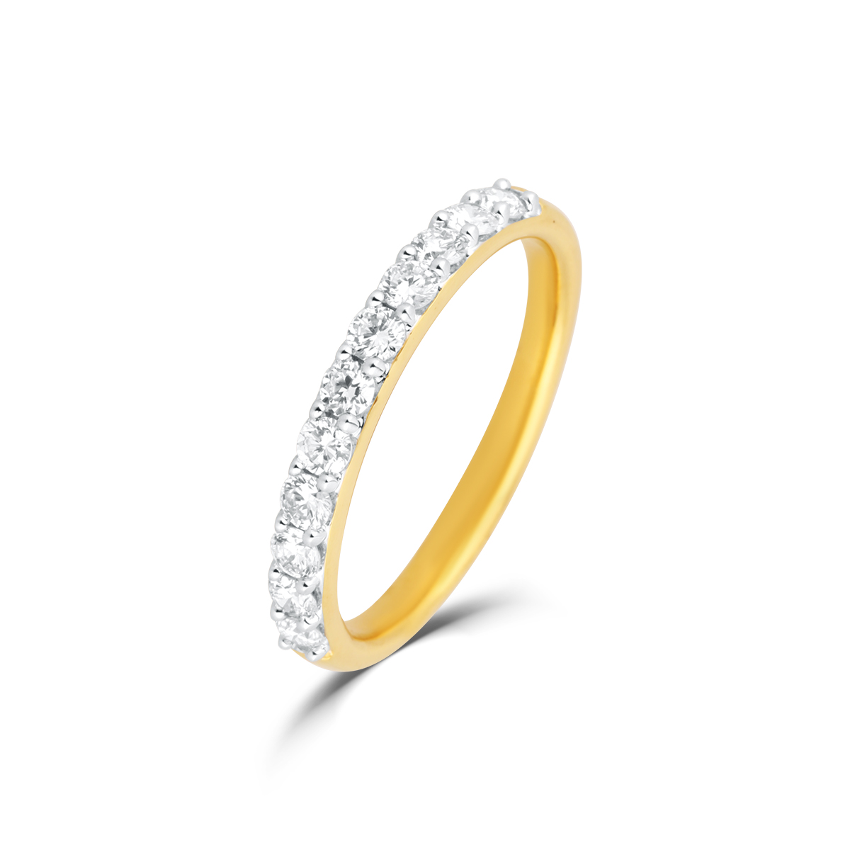 Levně Prsten s laboratorními diamanty 62L-165-7050 49-1.85g