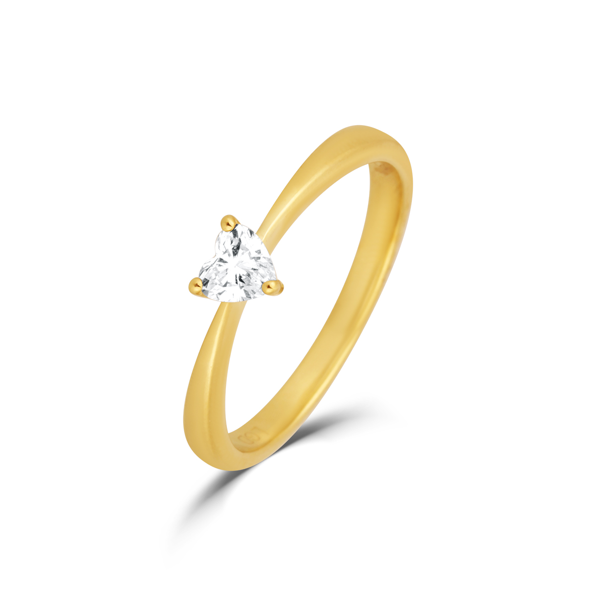 Levně Prsten s laboratorními diamanty 62L-166-3020 51-1.43g