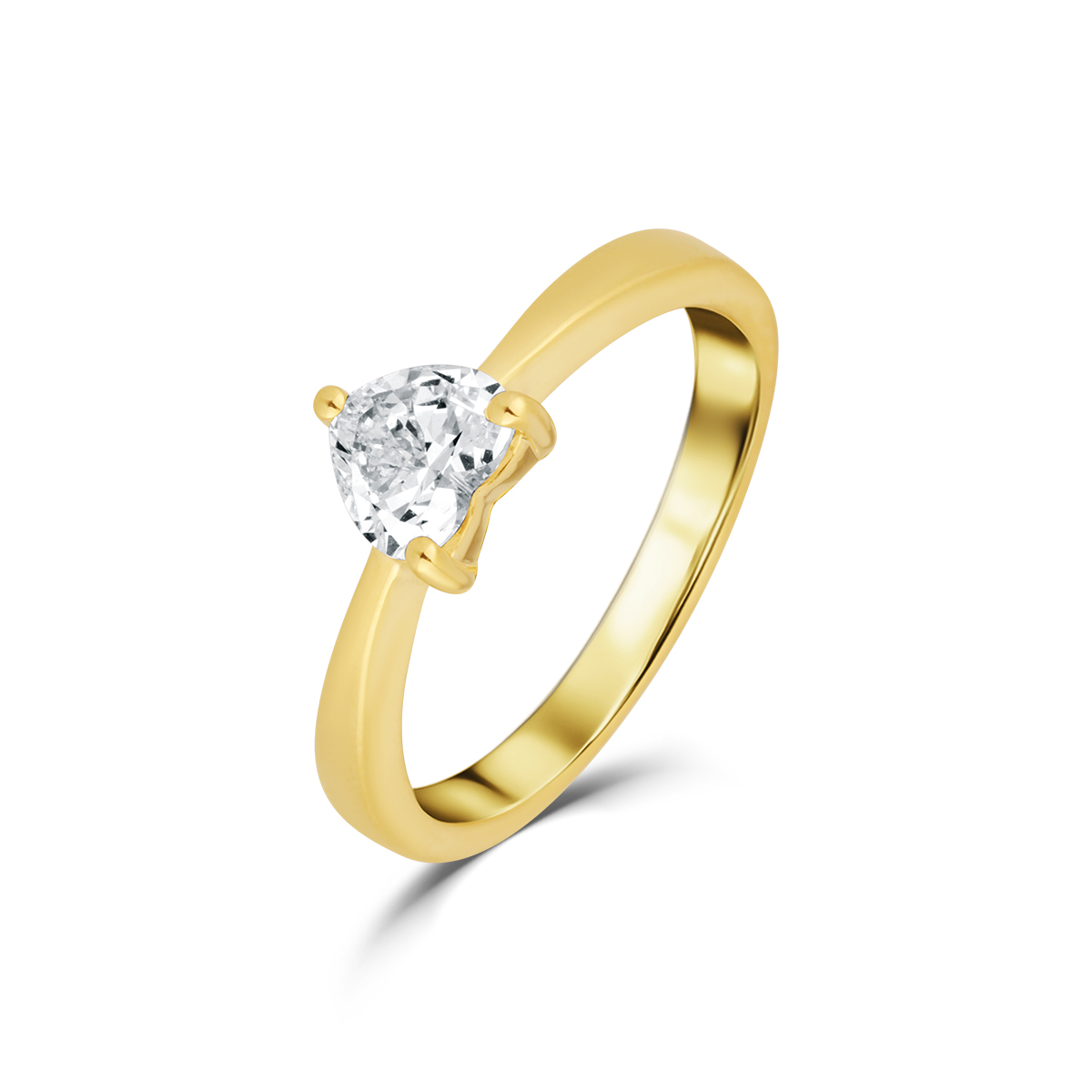 Levně Prsten s laboratorními diamanty 62L-166-3050 55-2.28g