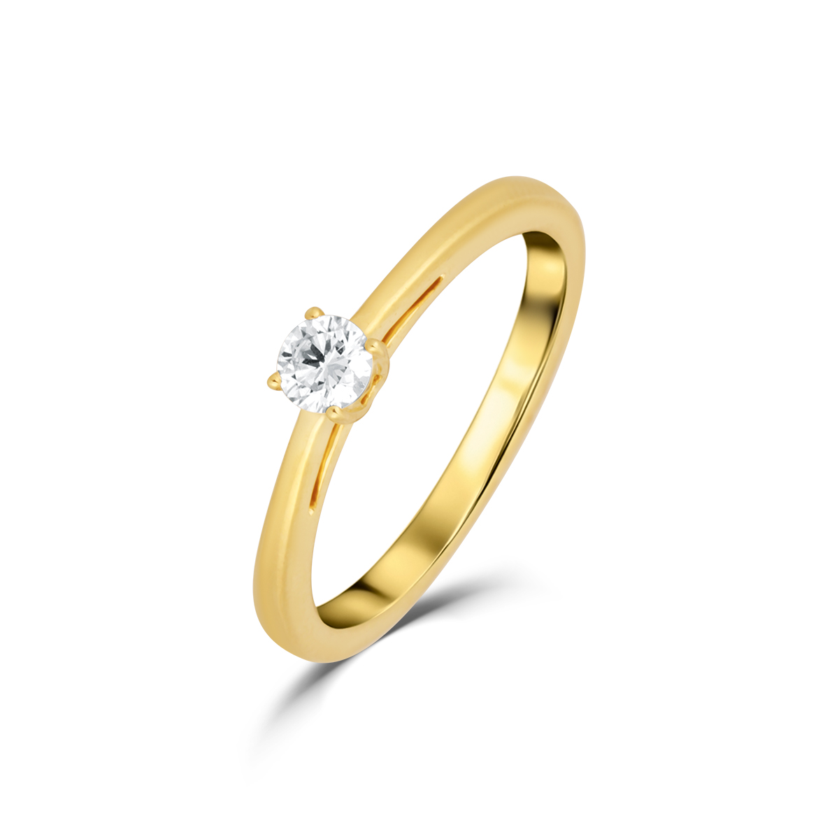 Levně Prsten s laboratorními diamanty 62L-166-4015 50-1.72g