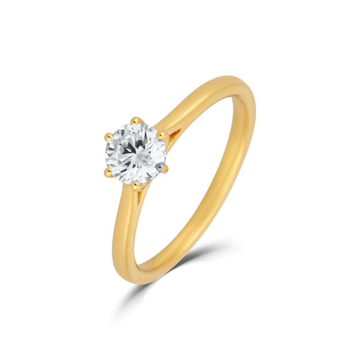 Levně Prsten s laboratorními diamanty 62L-166-6050 51-1.69g