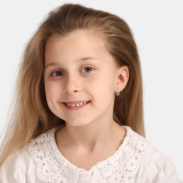 Náušnice dětské s kamenem 333-323-070381