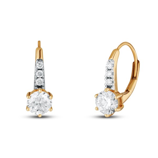 Náušnice s laboratorními diamanty 23L-170-PA0023