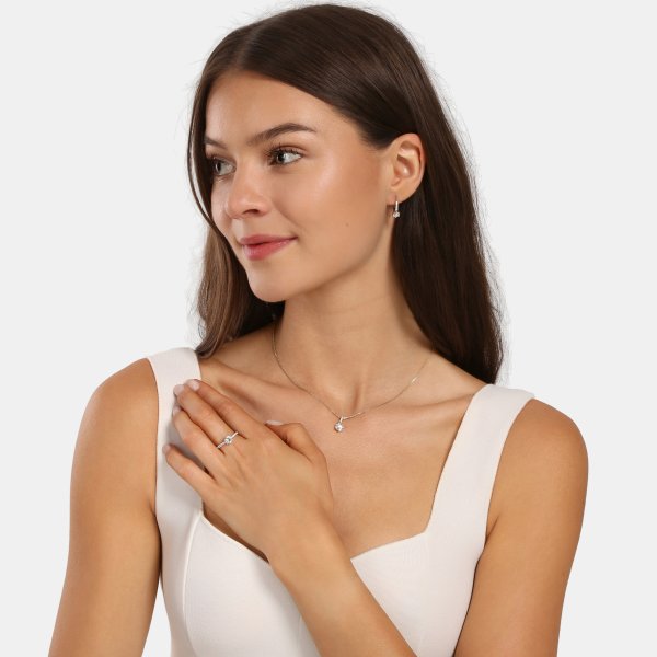 Náušnice s laboratorními diamanty 23L-170-PA0023