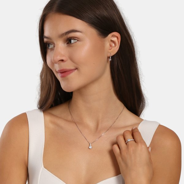 Náušnice s laboratorními diamanty 33L-170-PA0025