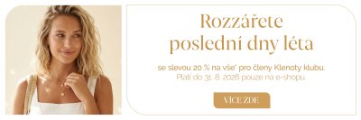 Rozloučení s létem se slevou 20 % pro členy Klenoty Klubu!